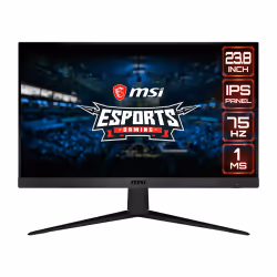 Écran 23,8" à résolution Full HD 1920 x 1080 pixels
	Taux de rafraîchissement de 75 Hz et temps de réponse de 1 ms
	AMD FreeS ...