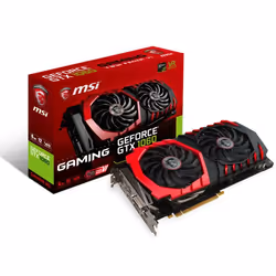 MSI GAMING GeForce GTX 1060 X 6G, GeForce GTX 1060, 6 Go, GDDR5, 192 bit, 7680 x 4320 pixels, PCI Express x16 3.0