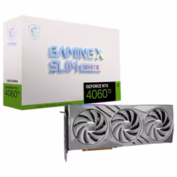 Carte graphique MSI GeForce RTX 4060 Ti GAMING X SLIM 16 Go GDDR6 - HDMI/Tri DisplayPort - DLSS 3 - PCI Express- Système de r ...