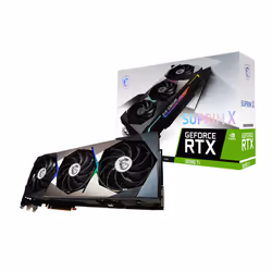 MSI SUPRIM GeForce RTX 3090 Ti X 24G, GeForce RTX 3090 Ti, 24 Go, GDDR6X, 384 bit, 7680 x 4320 pixels, PCI Express 4.0