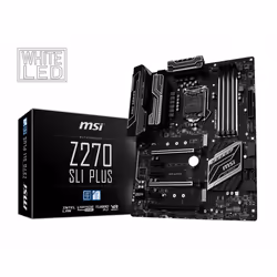 MSI Z270 SLI PLUS, Intel, LGA 1151 (Emplacement H4), Intel® Core™ i7, DDR4-SDRAM, 64 Go, DIMM