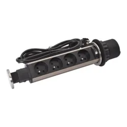 Multiprise LEGRAND Incara Tower 60 4 Prises 2P+T Avec Cordon