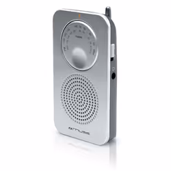 Muse M-01RS, Personnel, Analogique, FM, MW, 3,5 mm, Gris, Rotatif