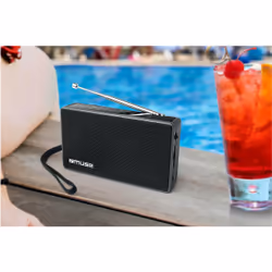 Muse M-030 R Portable Analogique Noir