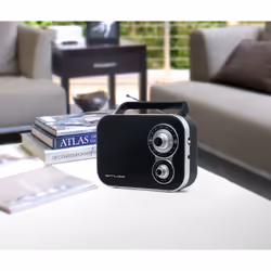 Muse M-051 R, Portable, Numérique, FM, MW, Noir, Rotatif, 1,5 V