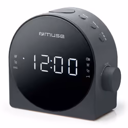 Radio Reveil Double Alarme - Puissance: 230V - 50Hz - Alimentation: 230V ~ 50Hz / 2 Pile AAA - Grand afficheur 0,9 pouces LED ...