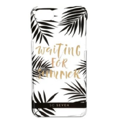 Coque de Protection SO SEVEN Feuillages Noirs "Waiting for Summer": Apple IPhone 7/8