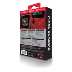 My Arcade Pixel Classic console de jeux portables Noir, Rouge