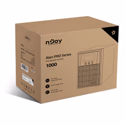 nJoy Aten PRO 1000 alimentation d'énergie non interruptible Double-conversion (en ligne) 1 kVA 900 W 3 sortie(s) CA - Vue supplémentaire 7