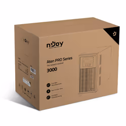 nJoy Aten PRO 3000 alimentation d'énergie non interruptible Double-conversion (en ligne) 3 kVA 2700 W 4 sortie(s) CA - Vue supplémentaire 7