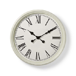 Nedis CLWA008WD50WT wall/table clock Blanc