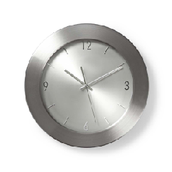Nedis CLWA011MT35AL Horloge murale et de table Aluminium