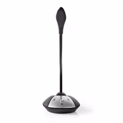 Nedis MICDU100BK, Microphone de Laptop, 46 dB, 100 - 10000 Hz, 2200 Ohm, Avec fil, USB