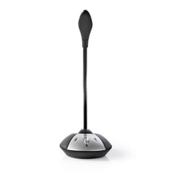 Nedis MICDU100BK microphone Noir, Gris Microphone de Laptop