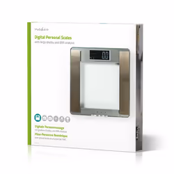 Nedis PESC120DCT balance Argent Pèse-personne électronique - Vue supplémentaire 4