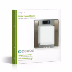 Nedis PESC120DCT balance Argent Pèse-personne électronique - Vue supplémentaire 5