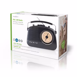 Nedis RDFM5000BK Radio portable Noir - Vue supplémentaire 6