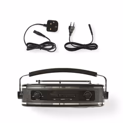 Nedis RDFM5000BK Radio portable Noir - Vue supplémentaire 8
