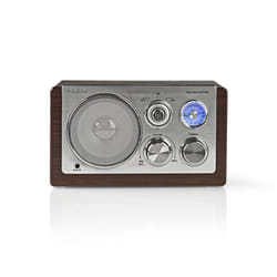 Nedis RDFM5100BN Radio portable Marron