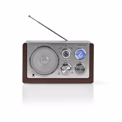 Nedis RDFM5100BN Radio portable Marron