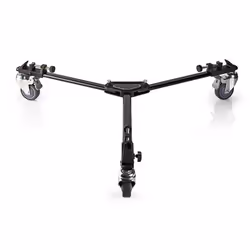 Nedis TPDY100BK, Chariot de trépied, Noir, Acier, 2,42 kg