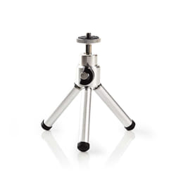Nedis TPOD1000GY trépied Caméras numériques 3 pieds Argent