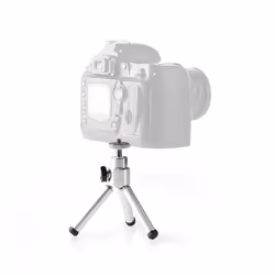 Nedis TPOD1000GY trépied Caméras numériques 3 pieds Argent - Vue supplémentaire 4