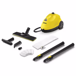 Nettoyeur vapeur - Puissance 1500W - Rendement surfacique 75m² - Pression 3,2 bars - Temps de chauffe 6,5 min - Capacité du r ...