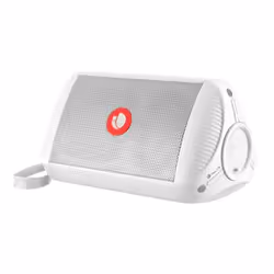 NGS ROLLERRIDEWHITE, 2.0 canaux, 5 W, 10 W, Avec fil &sans fil, 10 m, Enceinte portable stéréo