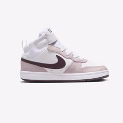 Nike - Baskets Nike Court Mid - Bordo blanches