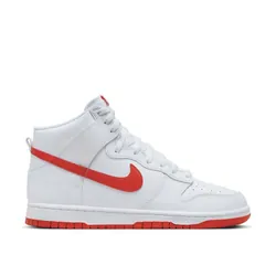 Nike - Dunk Hi Retro - Rouge Blanc