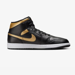 Nike Homme - Chaussures Nike Air Jordan 1 Mid - Noir & Or