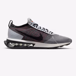 Nike Homme - Nike Air Max Flyknit Racer - Gris loup/Noir/Gris foncé/Blanc