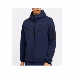 Nike Homme - Sweat à capuche Nike Nsw Tch Flc FZ M - Bleu Marine