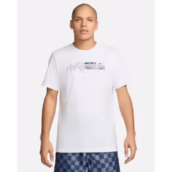 Nike Homme - T-shirt Nike - Blanc Imprimé