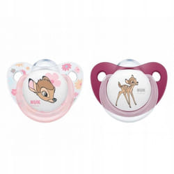 Nuk Sucette 0-6m Silicone calmant DISNEY bambi fille 2pcs