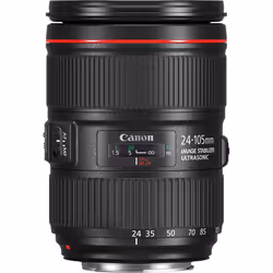 Objectif Canon EF 24-105mm f/4L IS II USM - 10 Lamelles du diaphragme - Ouverture minimale: 22 - Distance de mise au point mi ...