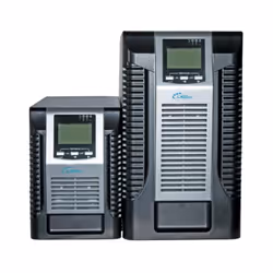 Onduleur On-Line UPSET Poweractive PA 1000 - Puissance 1 kVA (1000VA) - 2x Prises Schuko - Affichage LCD - 2x Batteries 12V / ...