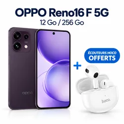 OPPO Reno 16F 5G –12 Go 256 Go – Twilight Violet