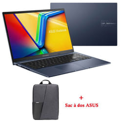 Ordinateur portable Asus VivoBook 15 pouces i5 12e génération 8Go RAM 512Go SSD bleu modèle X1502ZA-EJ2246W