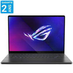 Ordinateur Portable Gamer ASUS ROG Zephyrus G16 - Écran 16" QHD 165Hz, Intel Core i9-185H, NVIDIA GeForce RTX 4080 12Go, 32Go RAM, 1To SSD