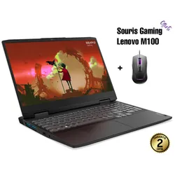 Ordinateur portable gaming Lenovo IdeaPad 3 15" Ryzen 7 16 Go RTX 3050 Ti Noir