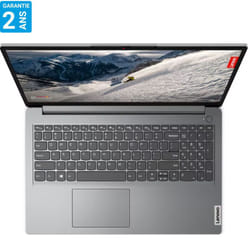 Ordinateur Portable Lenovo IdeaPad 1 15 Pouces Ryzen 7 8Go 512Go SSD Gris Écran FHD
