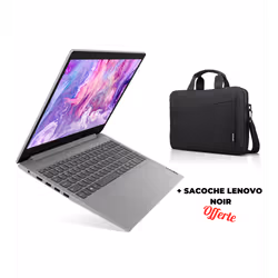 Ecran 15.6" LED Full HD - Processeur Intel Core i3-1115G4, 11ème Gén, up to 4.1 Ghz, 6 Mo de mémoire cache - Mémoire 4 Go - D ...