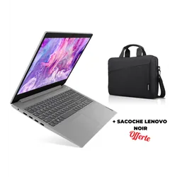 Ordinateur Portable Lenovo IdeaPad 3 15 Pouces i3 11e Gen Gris 4Go