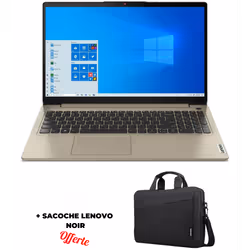 Ecran 15.6" LED Full HD - Processeur Intel Core i3-1115G4, 11ème Gén, up to 4.1 Ghz, 6 Mo de mémoire cache - Mémoire 4 Go - D ...