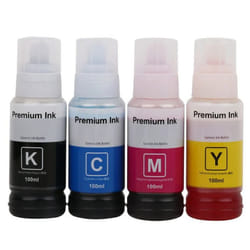 Pack 4 Bouteille D'encre Epson Adaptable - Black , Magenta ,Yellow , Cyan (PACK-103)
