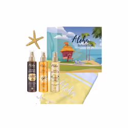 Le Pack Aloha Gold Edition se compose de :
Aloha By InoDerma Tahiti MonoÏ OIL Pailletée Gold Spray : 150ML
Aloha By InoDerma  ...