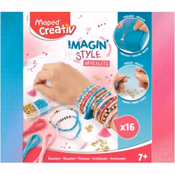 3 Pots Pâtes A Modeler MAPED creativ Friends - Imagine ton propre style grâce à deux techniques pour créer des bracelets ! -  ...
