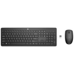 Pack Clavier et Souris Sans Fil HP 235 Noir